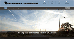 Desktop Screenshot of nevadahomeschoolnetwork.com