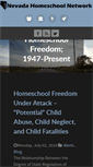 Mobile Screenshot of nevadahomeschoolnetwork.com